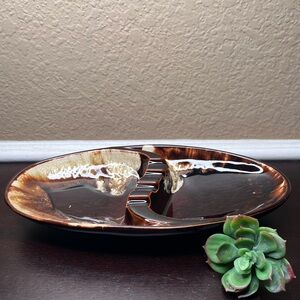 Vintage MCM Pfaltzgraff Drip Glaze Ashtray | Mid Century Tobacciana